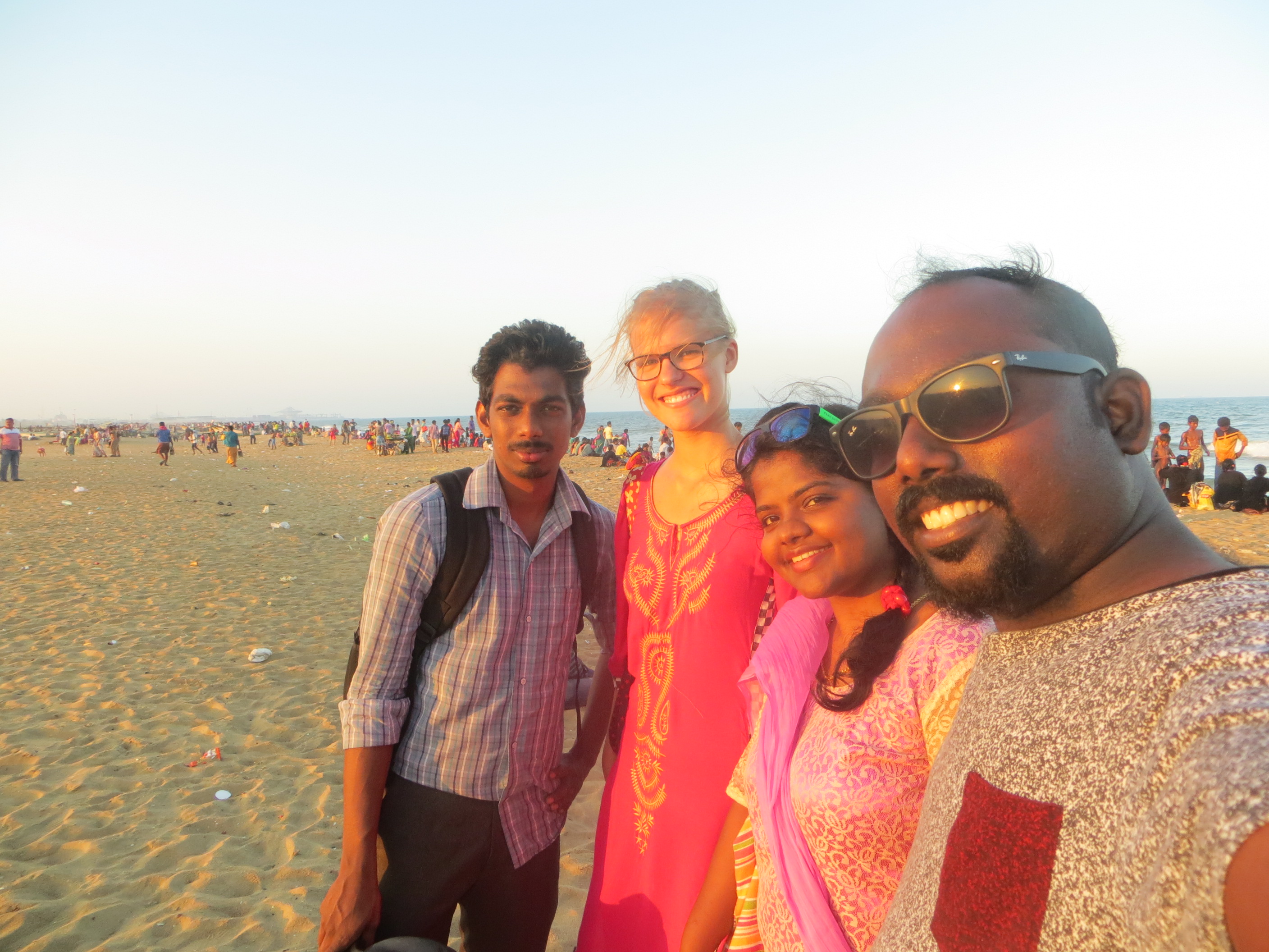 In Chennai am Strand
