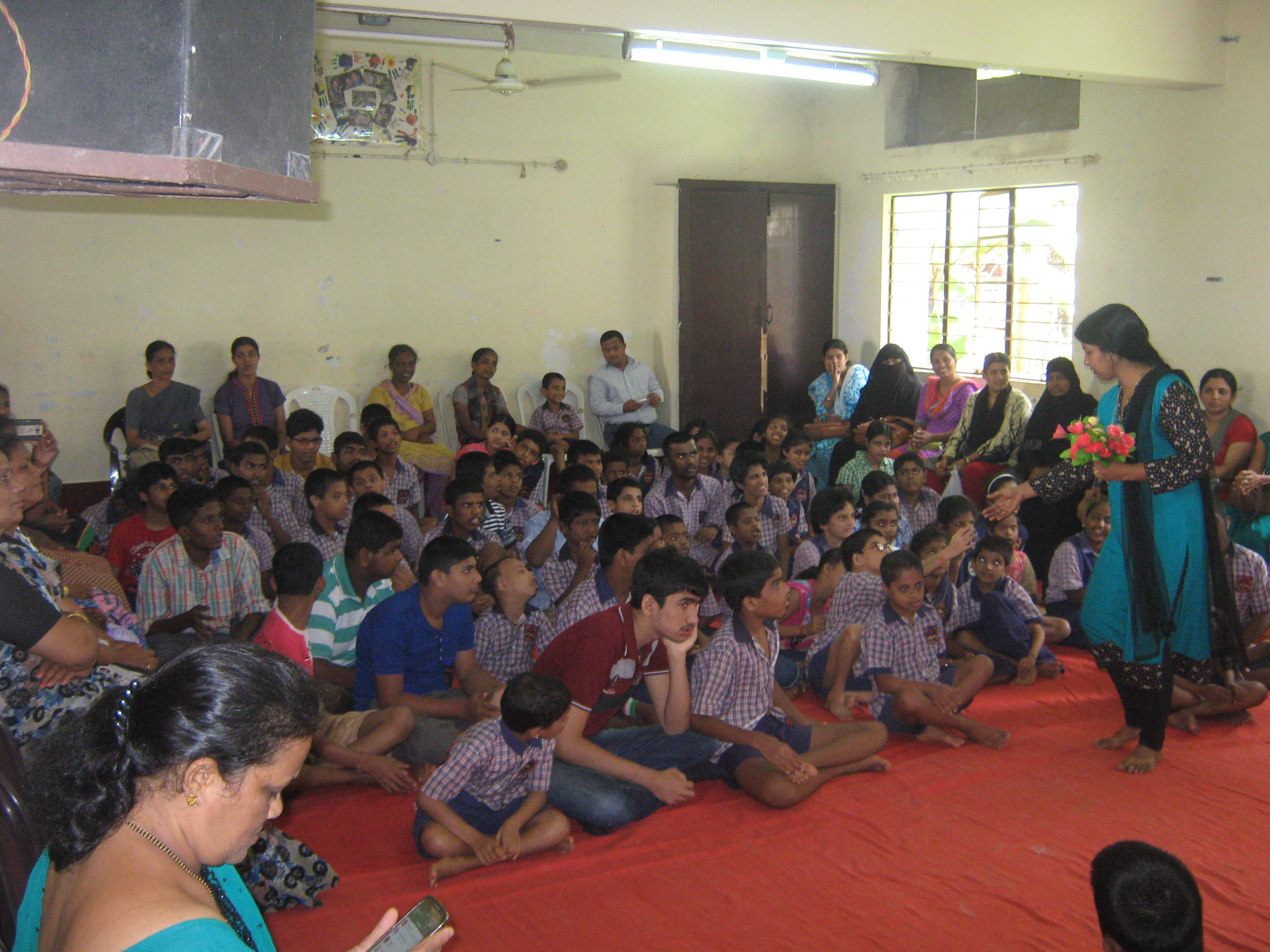 90 Schüler zwischen 4 und 25 Jahren besuchen das Heim in Udupi. (Foto: EMS/Toaspern)