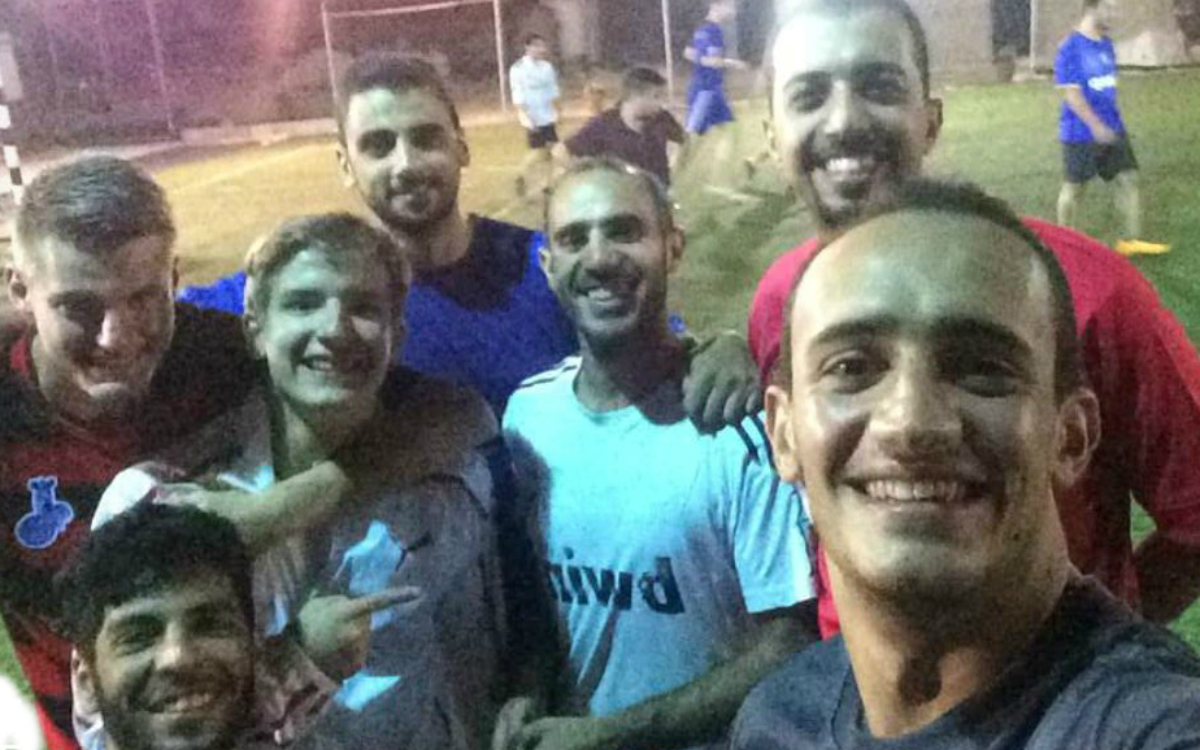 Fußballspielen in Jordanien
