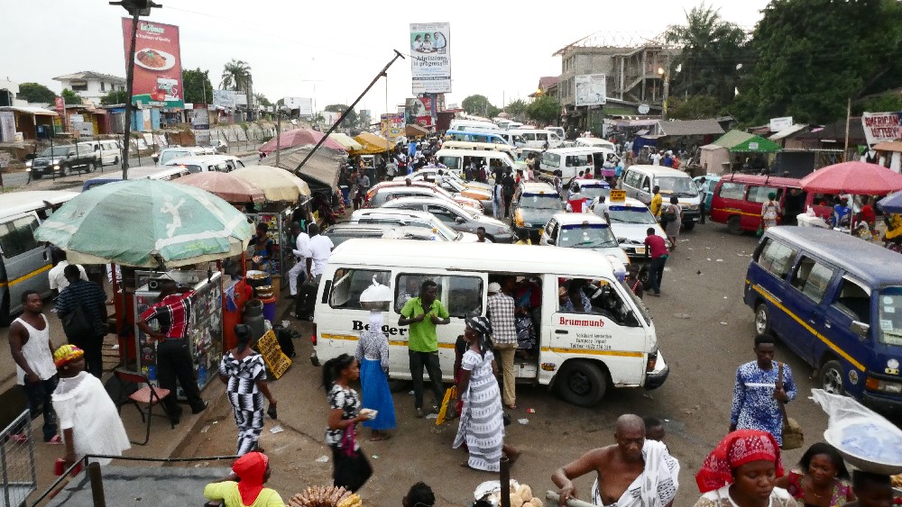 Trotro-Station in Kumasi (Foto: EMS/Sandherr) Trotro-Station in Kumasi (Foto: EMS/Sandherr)