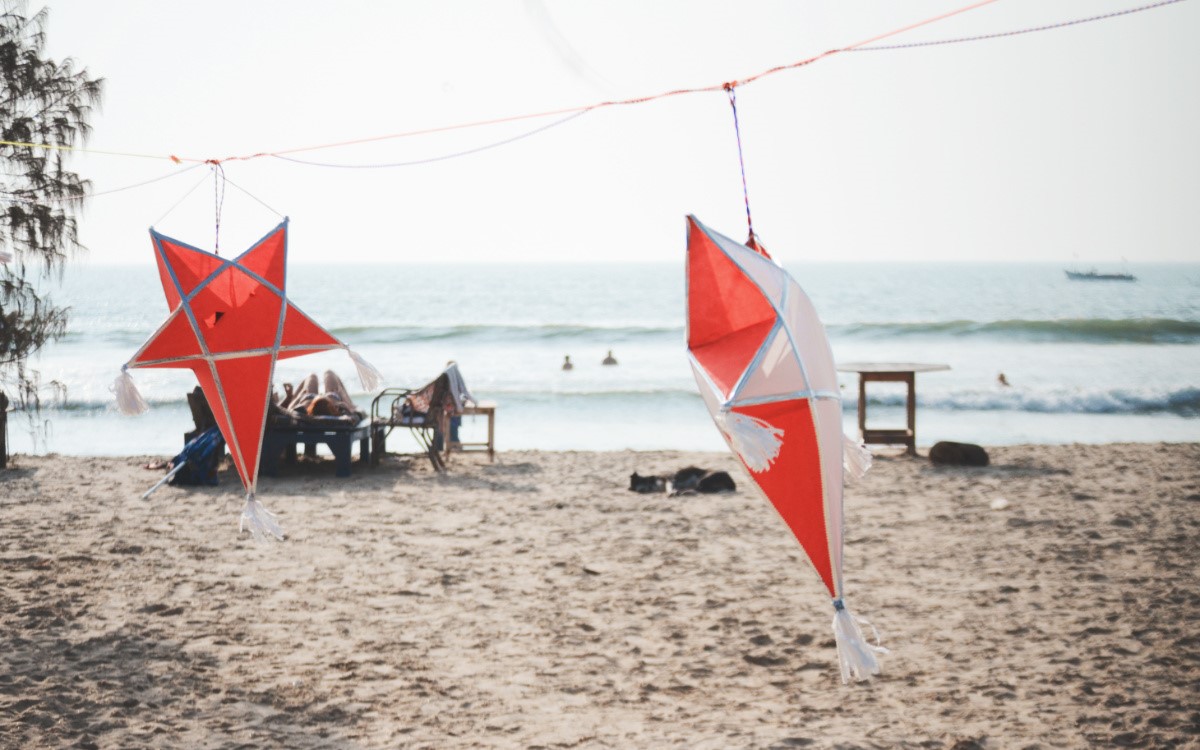 Weihnachtsdekorationen in Goa, ein ähnlicher Stern hing auch am Eingang meiner Einsatzstelle. (Foto: EMS/Marschar) Weihnachtsdekorationen in Goa, ein ähnlicher Stern hing auch am Eingang meiner Einsatzstelle. (Foto: EMS/Marschar)