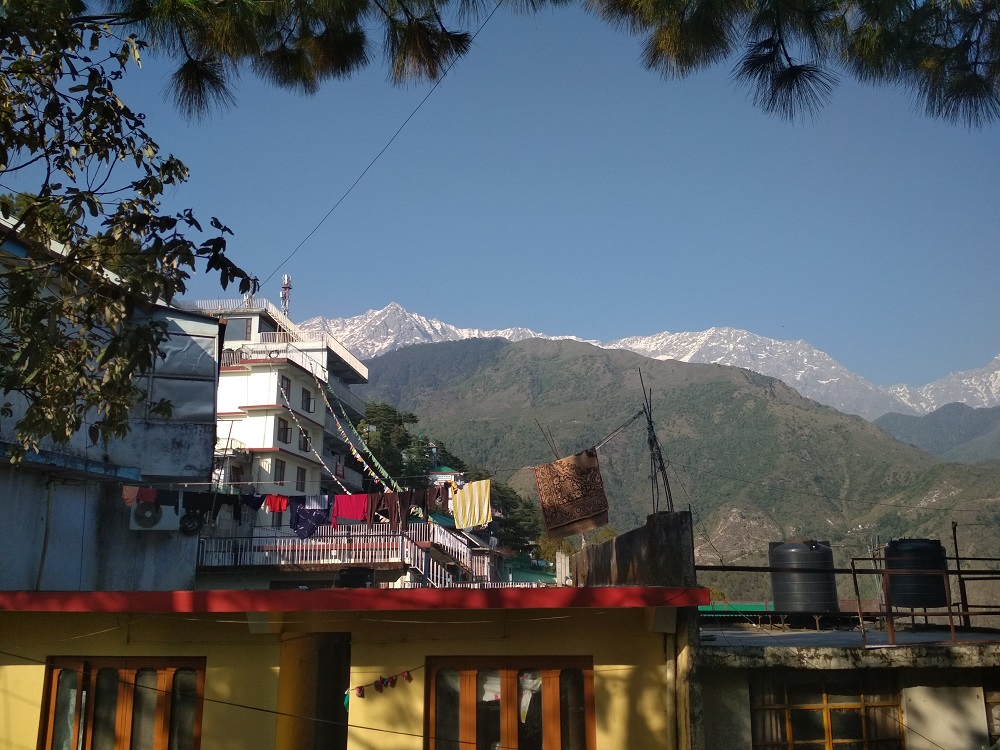 Dharamkot im Himalya. (Foto: EMS/Tschirsch) Dharamkot im Himalya. (Foto: EMS/Tschirsch)