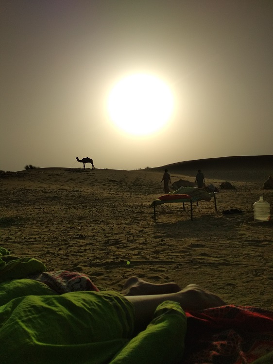 Unser Nachtlager in der Wüste Jaisalmers. (Foto: EMS/Tschirsch) Unser Nachtlager in der Wüste Jaisalmers. (Foto: EMS/Tschirsch)