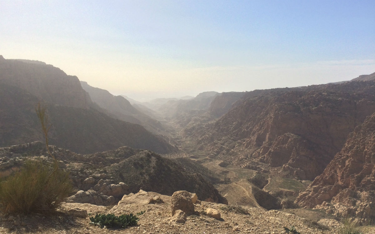 Ein nicht zu vergessendes Naturhighlight Jordaniens: das Wadi Dana im Westen des Landes. (Foto: EMS/Schiller)