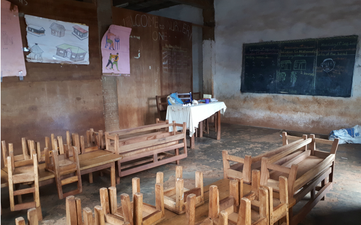 Klassenzimmer der Nursery One (Foto: EMS/Körner)