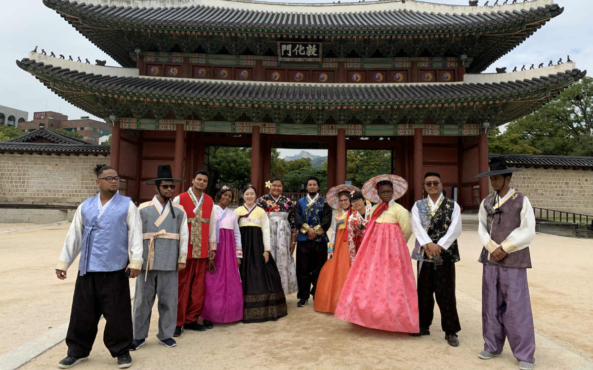 Besuch des Changdeokgung Palast mit der TIM Gruppe (Foto: Dileep Kumar Kandula)