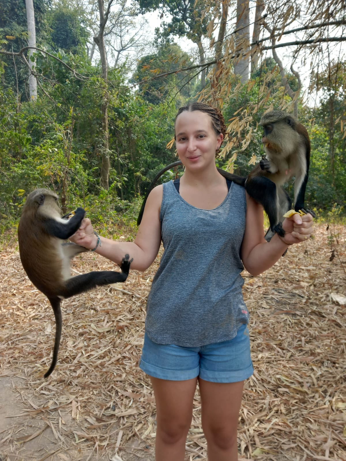 Me with my new friends (Photo: EMS/Karin)