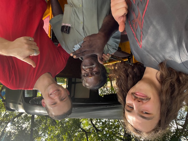 Leander und ich mit einem Tuktukfahrer (Foto: EMS/Beck) Leander und ich mit einem Tuktukfahrer (Foto: EMS/Beck)