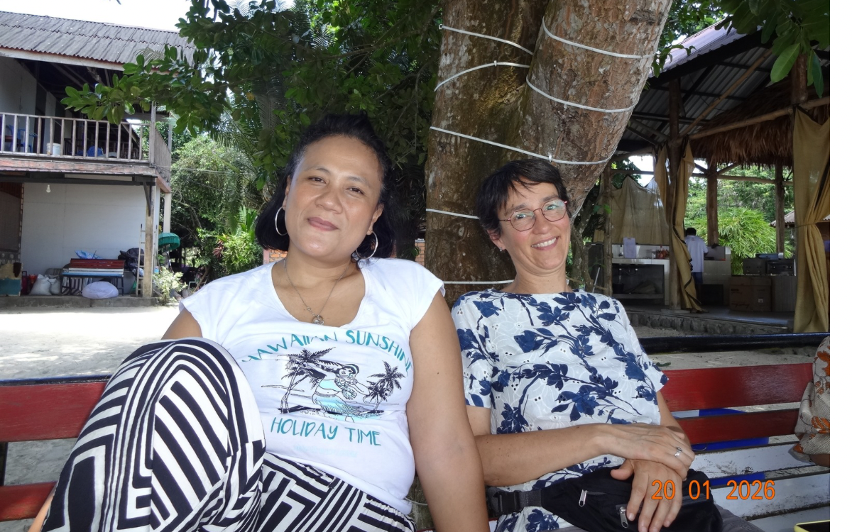 Besuch von Gustina und Regine in Tobelo (Foto: EMS/Melli)