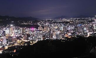 Nightview vom Namsan Tower aus über Seoul. (Foto: EMS/Plum)