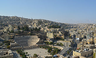 Aussicht auf die Innenstadt von Amman (Foto: EMS/Thier)