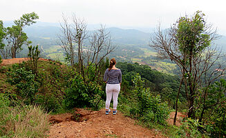 Die Aussicht in Coorg (Foto: EMS/Rothermundt)
