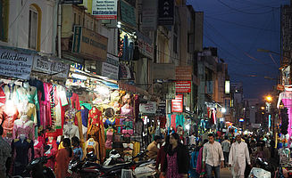 Einkaufen in Bangalore (Foto: EMS/Kürzinger)