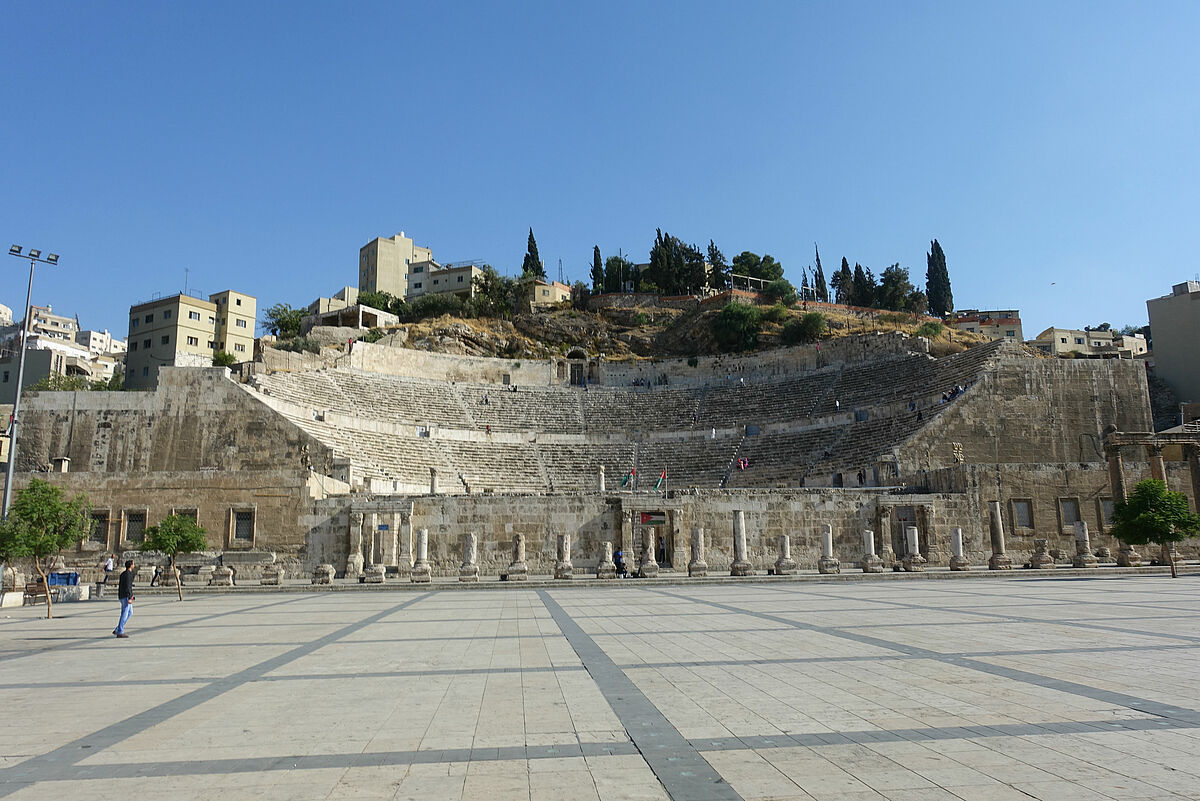 Das römische Amphitheater in Amman (Foto: EMS/Held)