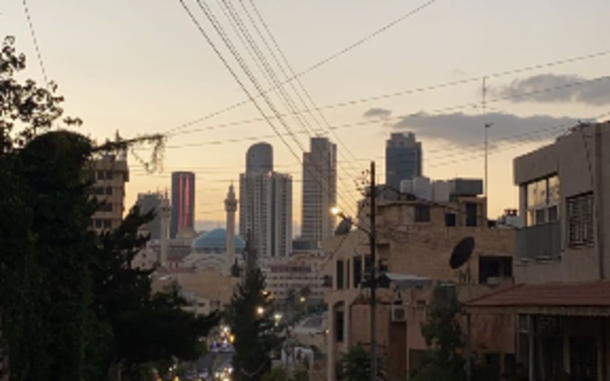 Amman am Abend (Foto: EMS/Feick)