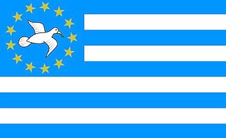 Die ambazonische Flagge. (Foto: Wikipedia/ Southern Cameroon)