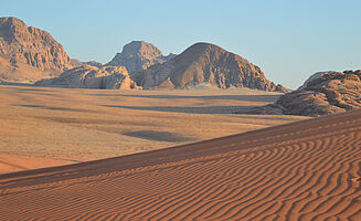 Die Wüste Wadi Rum (Foto: EMS/ Knapmeyer) 