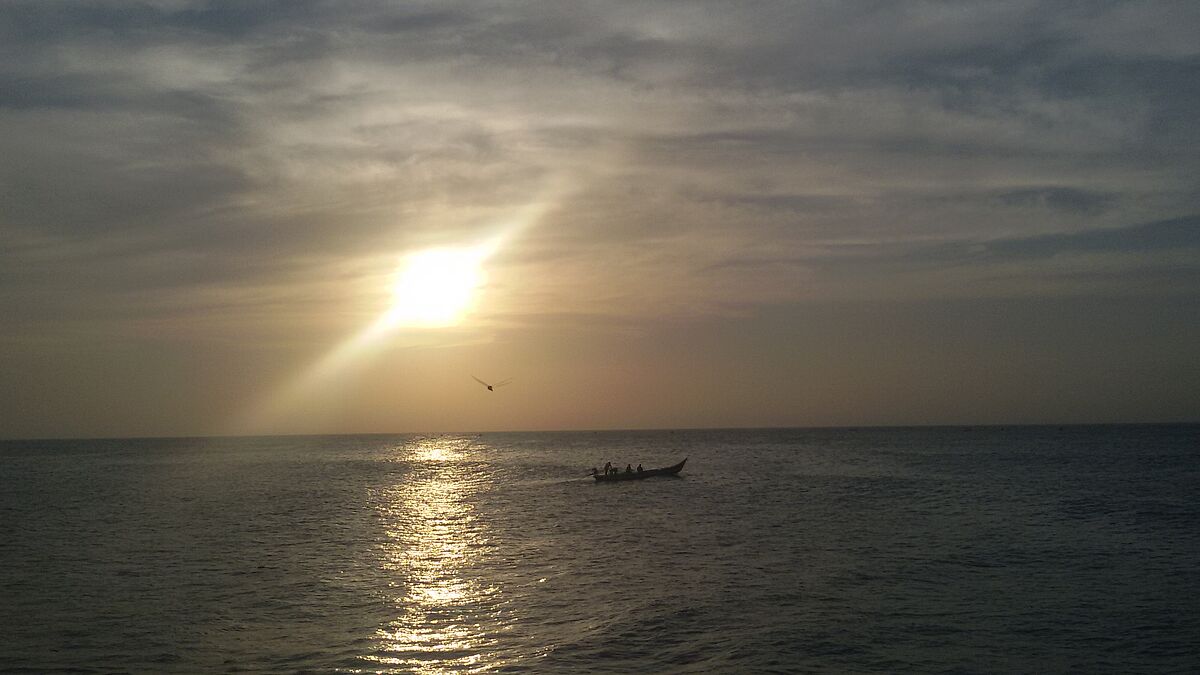 Sonnenaufgang in Kanyakumari (Foto: EMS/Müller) Sonnenaufgang in Kanyakumari (Foto: EMS/Müller)