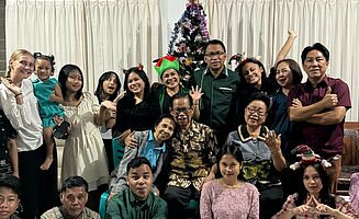 Weihnachten mit meiner Gastfamilie (Foto: EMS/kakak Sari)